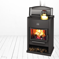 Недорогой камин с дровницей Теплодар ОВ-120 (прямой) фото в Гродно