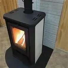 Купить стальной недорогой камин с шамотом Мета-Бел АОТ 7.0 Ритм в Гродно фото в Гродно