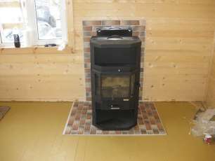 Купить большой камин с шамотом Мета-Бел Ангара-Аква в Гродно фото в Гродно