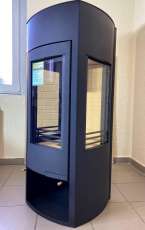 Купить стальной камин со стеклом Мета-Бел Неман в Гродно фото в Гродно