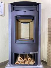 Купить стальную печь-камин Мета-Бел АОТ 7.0-01 в модификации Сена в Гродно фото  в Гродно