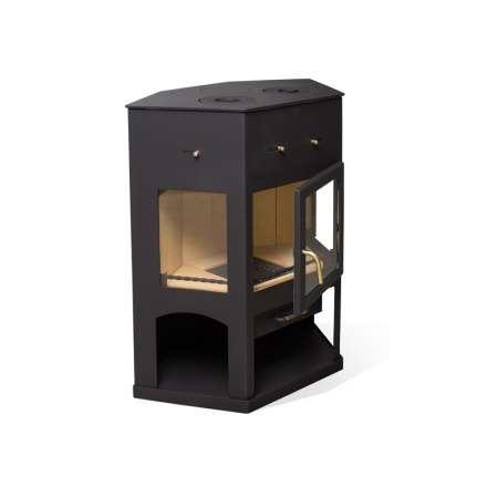 Печь-камин Мета-Бел АОТ 11.0 (в модификации Енисей с плитой) в Гродно