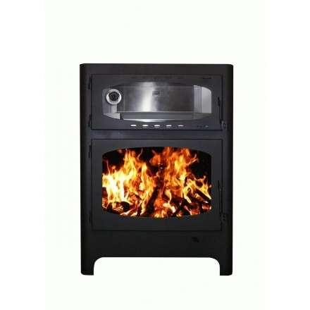 Печь-камин Бавария Эко с духовкой и плитой фото в Гродно