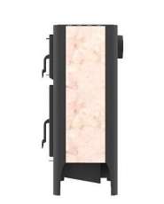 Печь-камин со стеклом Бавария Эко с духовкой и плитой фото в Гродно