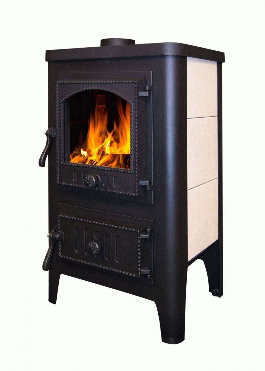 Печь-камин Бавария Оптима Чугун с плитой Амазонка бай фото в Гродно