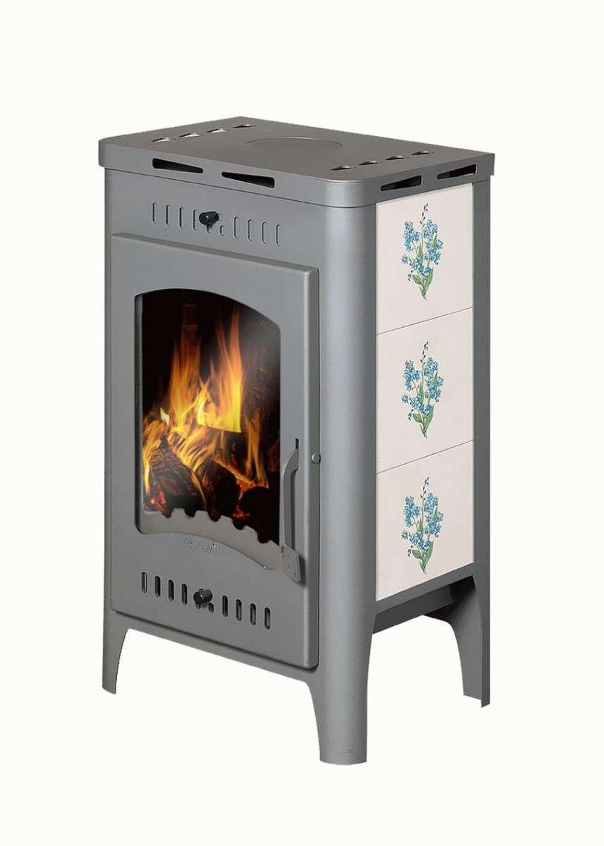 Печь-камин Бавария Оптима Незабудка Амазонка бай фото в Гродно