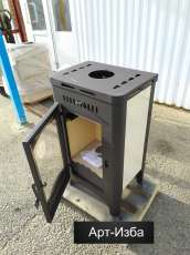 Недорогой камин со стеклом Бавария Оптима с плитой фото в Гродно