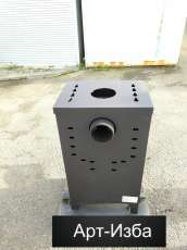 Недорогой камин со стеклом Бавария Оптима с плитой фото в Гродно