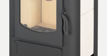 Стальной камин БАВАРИЯ ЭКО с плитой одна конфорка фото схема в Гродно