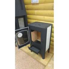 Печь-камин БАВАРИЯ ЭКО с плитой одна конфорка фото в Гродно