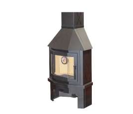 Камин Мюнхен угловой чёрный купить в Гродно