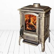 Печь-камин чугунный FireWay Bruno патина медь Амазонка бай фото в Гродно