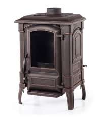 Печь-камин чугунный FireWay Bruno патина медь Амазонка бай фото в Гродно