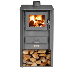 Печь-камин Blist Oganj LM стальная дверца Амазонка бай фото в Гродно