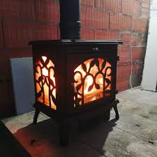 Печь-камин чугунный FireWay Demetra в интерьере Амазонка бай фото в Гродно