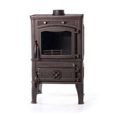 Печь-камин FireWay Dacha патина бронза Амазонка бай фото в Гродно