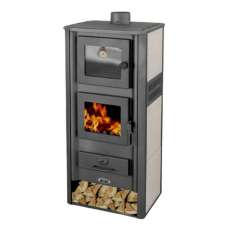 Печь-камин с духовкой Blist Ambasador LM R Амазонка бай фото в Гродно