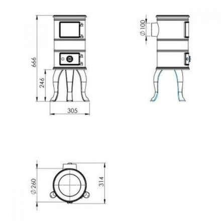 Купить Печь-камин NORDflam Ermis в Гродно Амазонка бай фото в Гродно