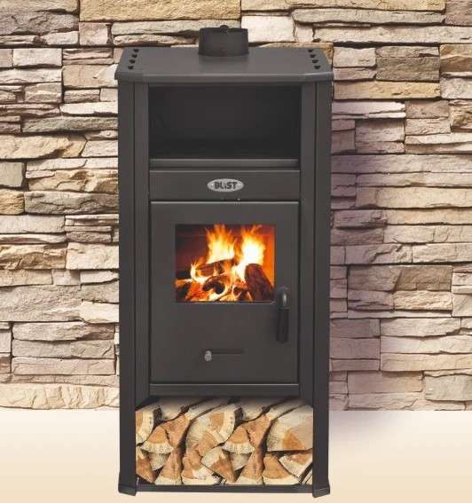 Печь-камин Blist Ambasador LM стальная дверца Амазонка бай фото в Гродно