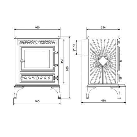 Купить Печь-камин Kawmet P3 (7.4 кВт) EKO в интерьере чугунный в Гродно фото в Гродно