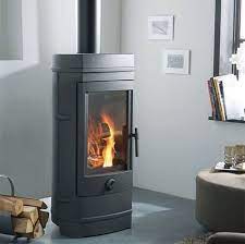 Печь-камин Invicta Chatel чугун в интерьере Амазонка бай фото в Гродно