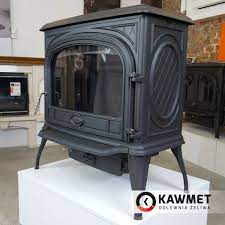 Купить Печь-камин KAWMET Premium SPHINX S6 (13,9 kW) в интерьере чугунный в Гродно фото в Гродно
