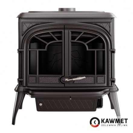 Купить Печь-камин KAWMET Premium ZEUS S9 11,3 кВт в интерьере чугунный в Гродно фото в Гродно