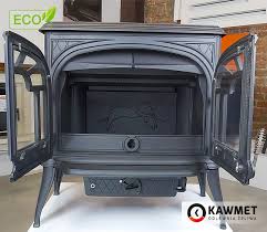 Купить Печь-камин KAWMET Premium SPARTA S10 (13,9 кВт) в интерьере чугунный в Гродно фото в Гродно