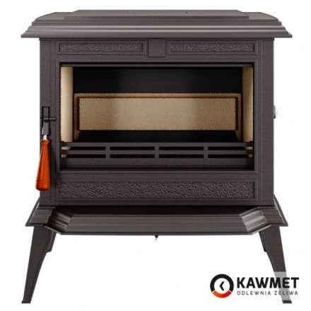 Купить Печь-камин KAWMET Premium ATHENA S12 (12,3 кВт) в интерьере чугунный в Гродно фото в Гродно