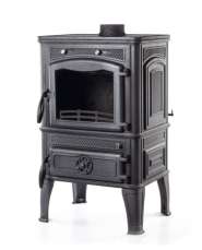 Печь-камин FireWay Dacha с варочной поверхностью чёрный Амазонка бай фото в Гродно
