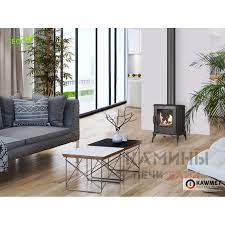 Купить Печь-камин Kawmet P8 в интерьере чугунный в Гродно в Гродно