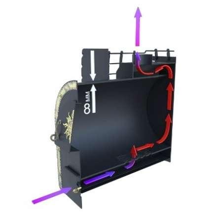 Отопительная печь Царь-печи Золовка 8 мм в Гродно