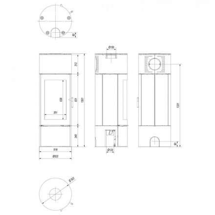 Купить Печь-камин Kratki Antares стальной в интерьере в Гродно Амазонка бай фото в Гродно