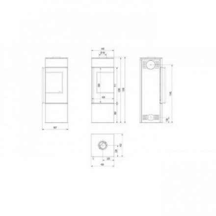 Купить Печь-камин Kratki THOR 8 в Гродно Амазонка бай фото в Гродно