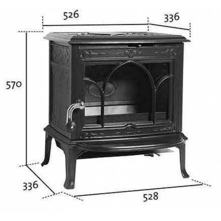 Чугунная печь камин Jotul F100 SE в Гродно