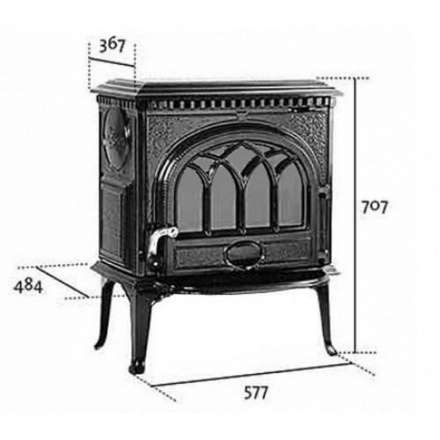 Чугунная печь камин Jotul F3 TD BRM в Гродно