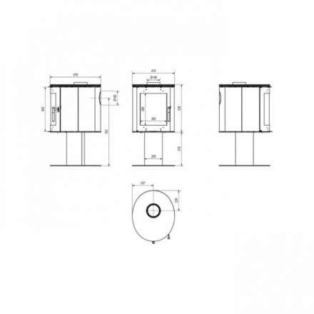 Купить Печь-камин Kratki Koza/Orbit в Гродно Амазонка бай фото в Гродно