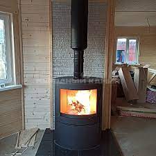 Купить Печь-камин Kratki Koza/AB/S/2 (сталь) стальной в интерьере в Гродно Амазонка бай фото в Гродно