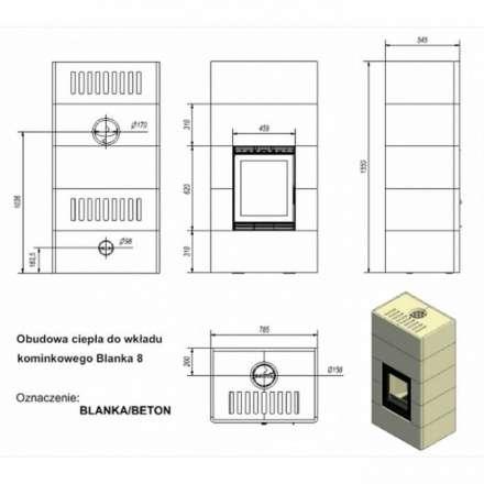 Купить Кафельную печь Kratki BLANKA/KAFEL/K амазонка бай фото в Гродно