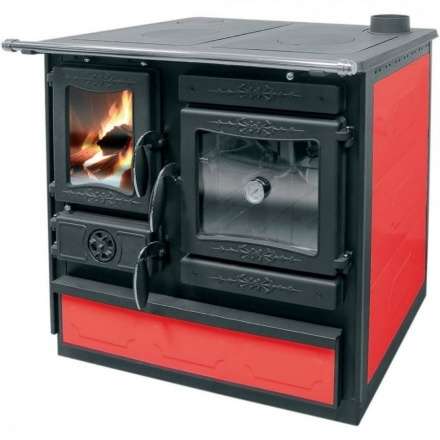 Печь-камин Guca GULIVER с плитой - bordo, cream в Гродно