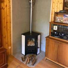 Купить Печь-камин Везувий ПК-01 (220) угловой песчаник 9 кВт в Гродно в Гродно