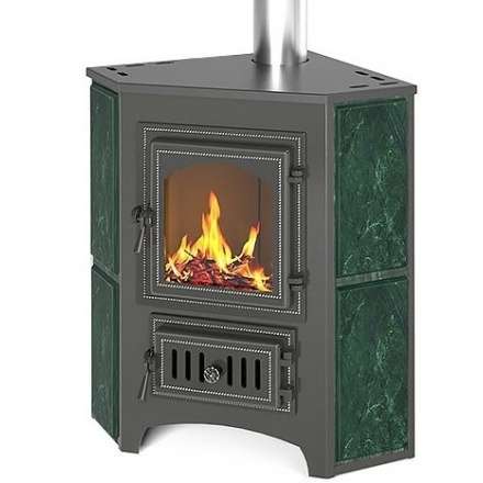 Печь-камин Везувий ПК-01 (220) угловой змеевик 9 кВт купить в Гродно