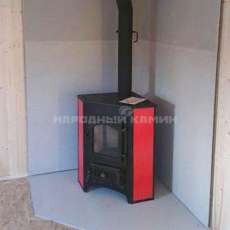 Купить Печь-камин Везувий ПК-01 (270) угловой красный 9 кВт в Гродно в Гродно