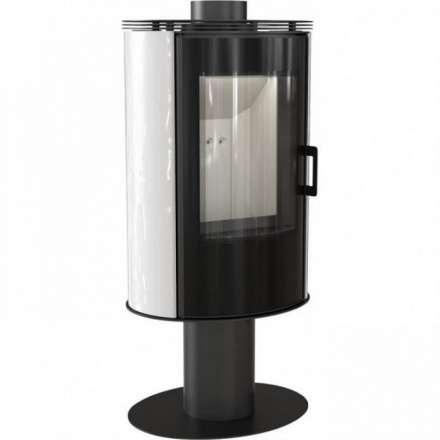 Печь-камин Kratki Koza/AB/S/NO/GLASS/Kafel/Bialy Амазонка бай фото в Гродно