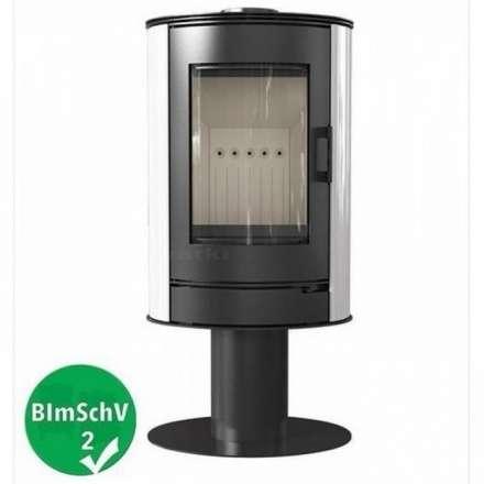 Купить Печь-камин Kratki KOZA/AB/S/N/KAFEL/BIALY (кафель белый) в интерьере в Гродно Амазонка бай фото в Гродно