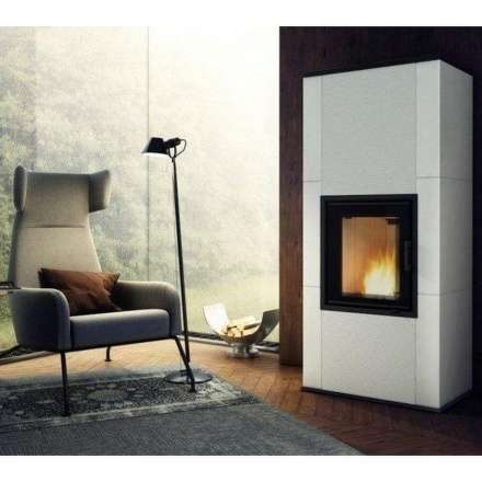 Купить кафельный печь камин Kratki NADIA KAFEL B RYFEL в интерьере Амазонка бай фото в Гродно