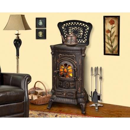 Печь-камин Ambra Eurokom Амбра Амазонка бай фото в Гродно