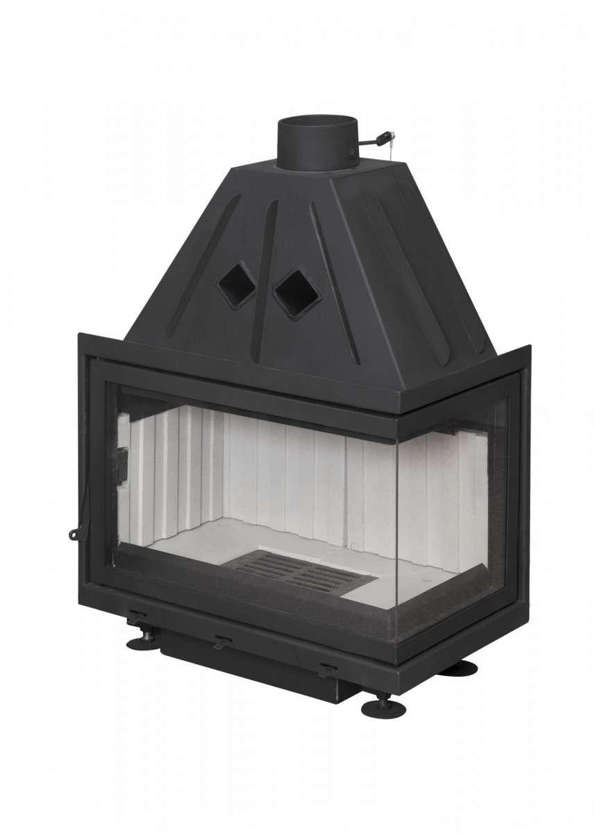 Каминная топка Экокамин Альфа 700 R два стекла правая купить в Гродно