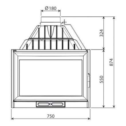 Каминная топка NORDflam Remus в Гродно