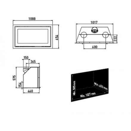 Каминная топка Lotus H570 W Magic в Гродно